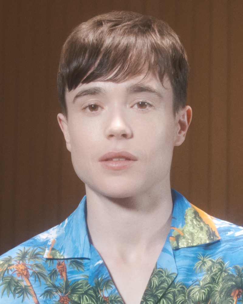 Elliot Page Gucci Guilty Portrait